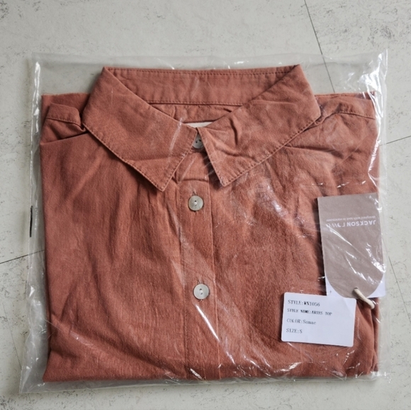 Jackson Rowe Aries Top In Sumac Colour Small - Picture 2 of 3